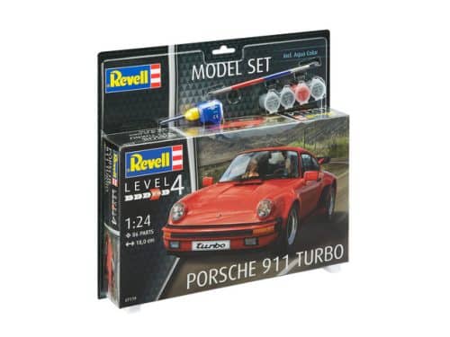 Revell 67179 porsche 911 turbo incl lijm verf kwastje