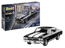 Revell 67662 '68 chevy chevelle SS 396 incl lijm verf kwastje