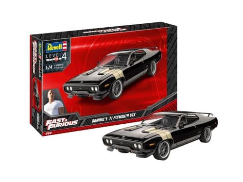 Revell 67692 Fast & Furious - Dominics 1971 Plymouth GTX inkl lijm verf kwastje