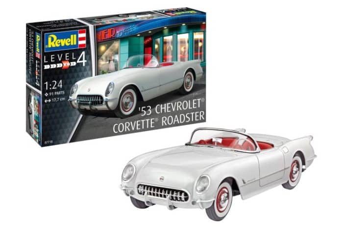 Revell 67718 1953 Chevrolet corvette roadster incl verf, kwast en lijm