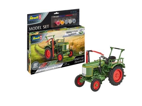 Revell 67822 Model Set Fendt F20 Diesel Tractor Easy Click System