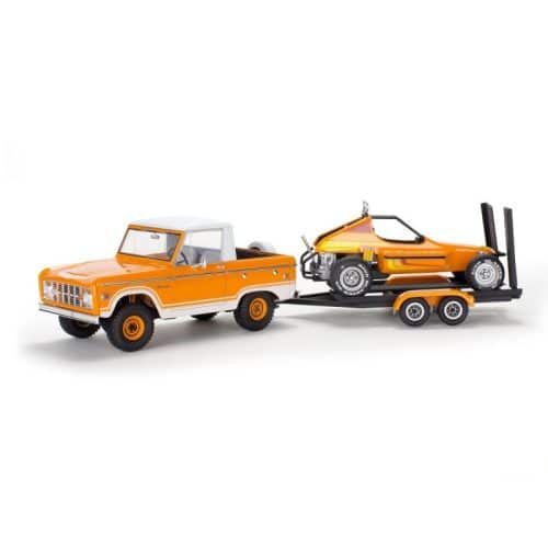 Revell 85 7228 Ford Bronco Half Cab met Dune Buggy en Trailer