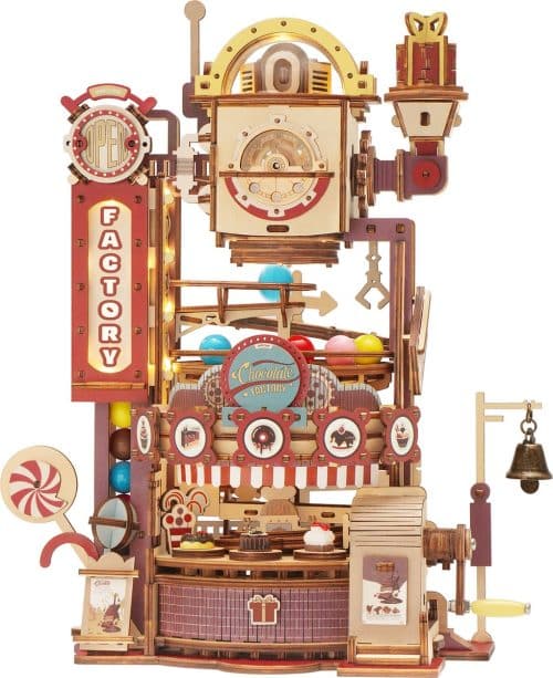 Robotime LGA 02 Marble Run Chocolate Factory knikkerbaan