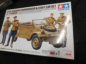 tamiya 25153 WWII Rus. Kubelwagen + Figuren