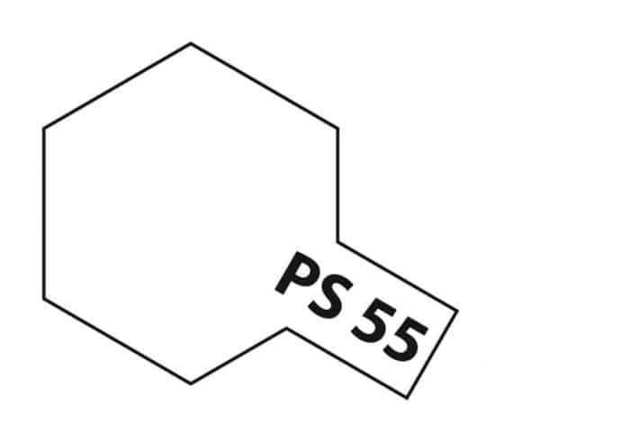 Tamiya 86055 lexan PS55 Blanke lak mat