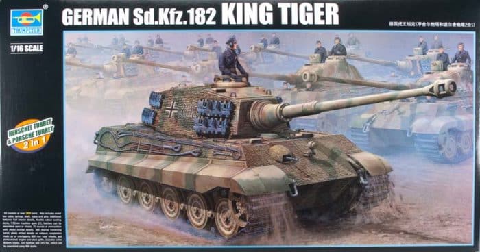 Trumpeter910 German King Tiger 182 1:16