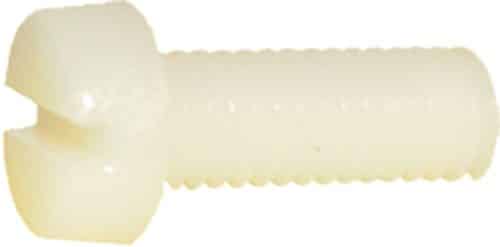 Cilinderschroef Met Zaagsleuf nylon M4 X 60 mm 10 St