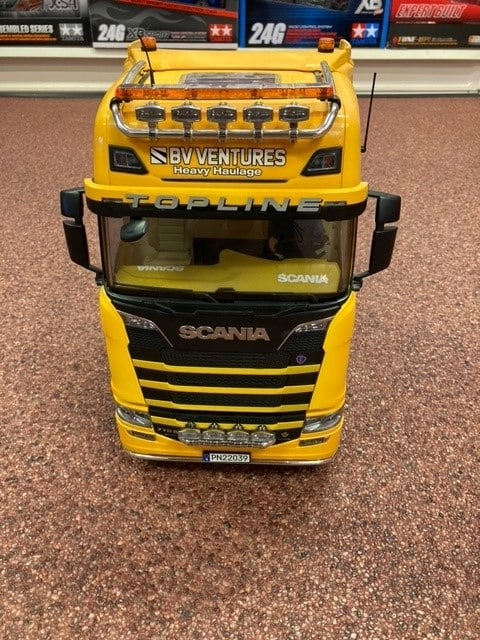 Gebruikte Tamiya Truck 56371 scania 770 S 8X4/4 zonder servo en zender en ontvanger