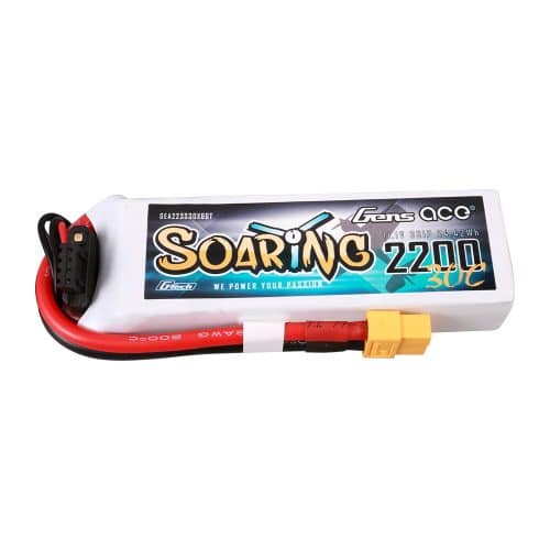 Gens Ace Soaring G-Tech 2200mAh LiPo accu 11,1V 3S1P 30C Met XT60