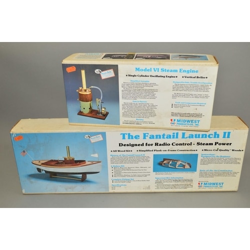 Midwest The fantail Launch II met Stoom Motor