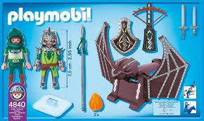 Playmobil 4840 Groene Drakenridders met katapult