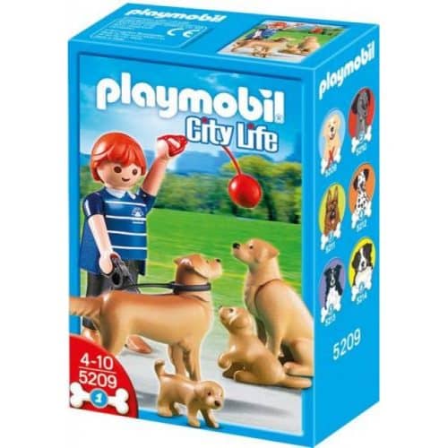 Playmobil 5209 Golden Retriever familie