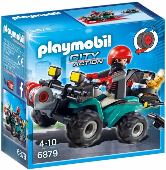 Playmobil 6879 Bandiet met quad