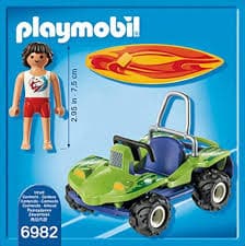 Playmobil 6982 Surfer met strandbuggy