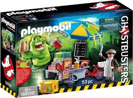 Playmobil 9222 Ghostbusters Slimer en hotdogkraam