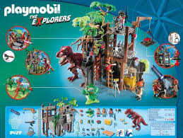 Playmobil 9429 Basiskamp van de avonturiers met T-Rex