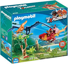 Playmobil 9430 Helikopter met Pteranodon