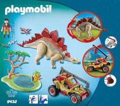 Playmobil 9432 Explorersbuggy met Stegosaurus