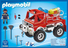 Playmobil 9466 Brandweer terreinwagen met waterkanon