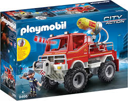 Playmobil 9466 Brandweer terreinwagen met waterkanon