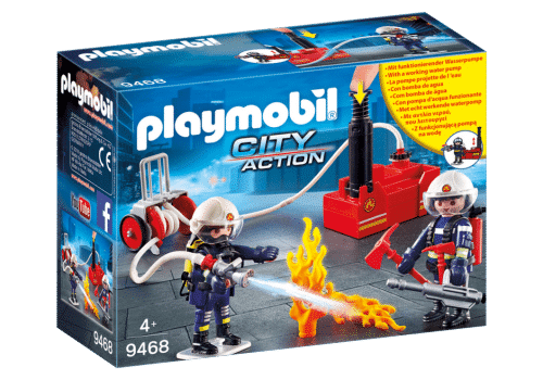 Playmobil 9468 Brandweerteam met waterpomp