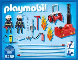 Playmobil 9468 Brandweerteam met waterpomp