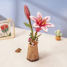 Robotime TW071 Pink Lily