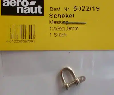 aeronaut 5022 19 Harps Sluiting 12 X 8X 1,9 MM 1 Stuk