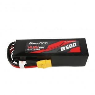 Gens Ace 8500mAh LiPo accu 14.8V 60C 4S1P Hardcase met XT90