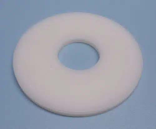 Kunststof vlakke sluitring nylon 3,2 X 7 mm 10 St