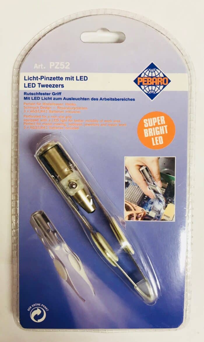 Pebaro PZ52 Licht-Pinzette met LED lamp