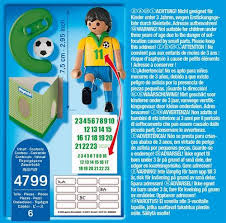 Playmobil 4799 Voetbalspeler Brasilie