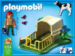 Playmobil 5124 Boerin met kalf