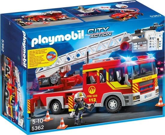 Playmobil 5362 Brandweer ladderwagen met licht en sirene