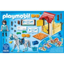 Playmobil 6935 Appaloosa met paardenbox