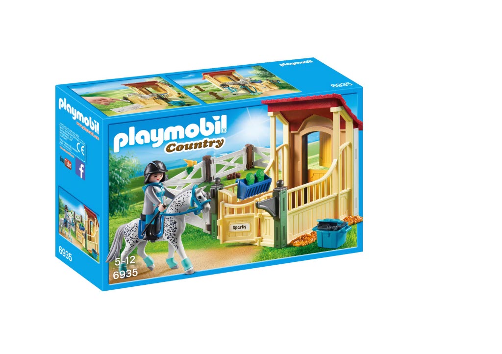 Playmobil 6935 Appaloosa met paardenbox