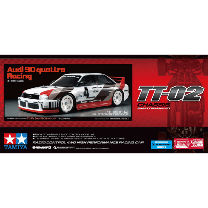 Tamiya 58744 Audi 90 quattro racing tt-02