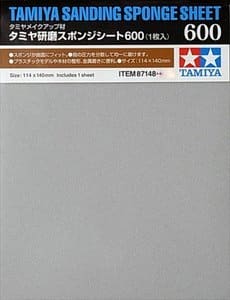 tamiya 87148 Schuurspons 600er 114x140 mm