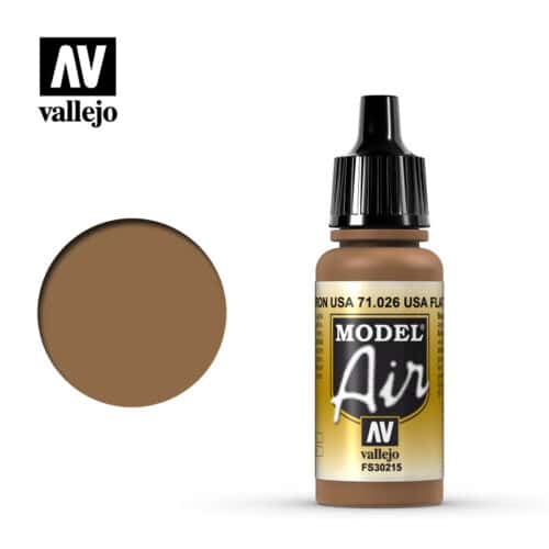 vallejo 71026 MODEL AIR US FLAT BROWN