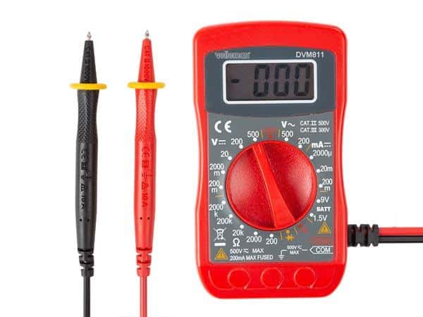 VELLEMAN DVM811 DIGITAL MULTIMETER - CAT II 500 V / CAT III 300 V - 1999 COUNTS