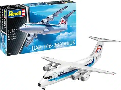 Revell 63791 BAe 146 (RJ85) incl lijm verf kwastje