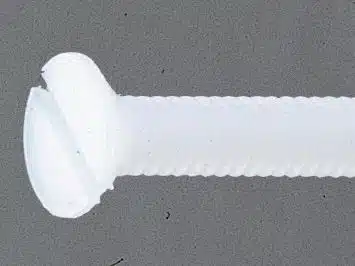 Verzonken bout met zaagsleuf nylon M 4 x 40 mm 5 st