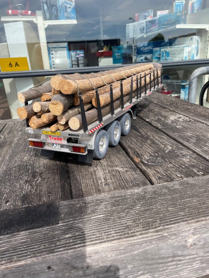 demo Wedico oplegger hout 061 alluminium velgen super single