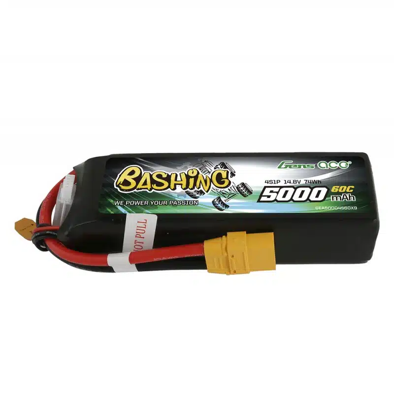 Gens Ace Bashing 5000mAh LiPo accu 14,8V 60C 4S1P XT90