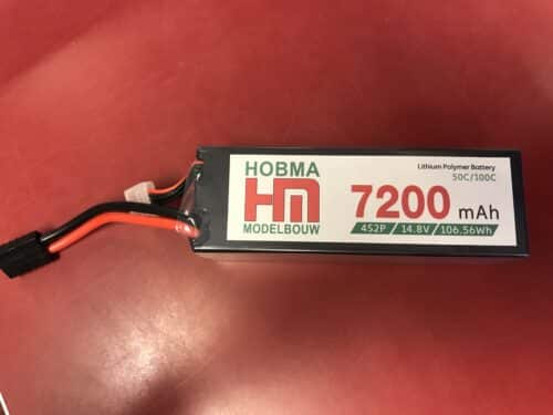 Lipo 4S 14.8 v 7200 mAH 50c/100c