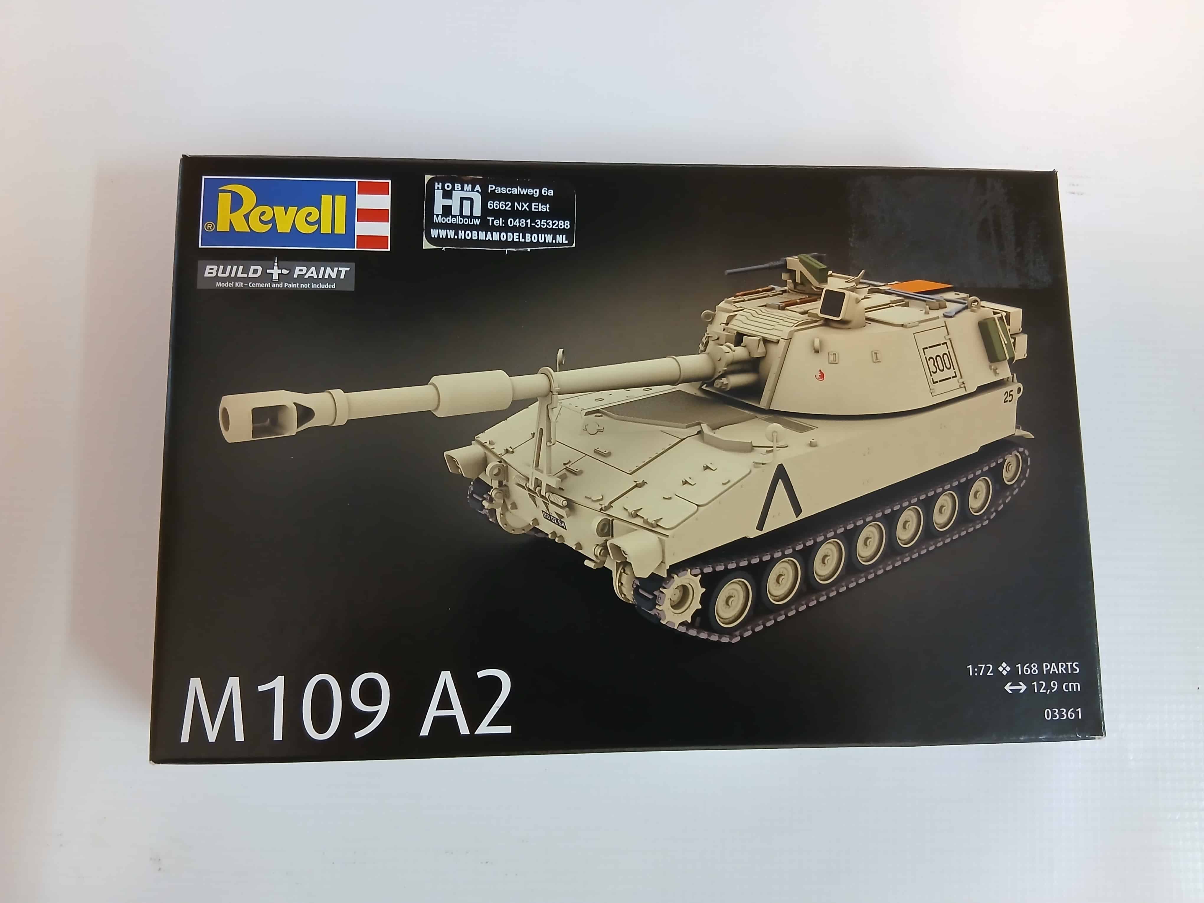 Revell 63361 M109 A2 incl lijm verf kwastje