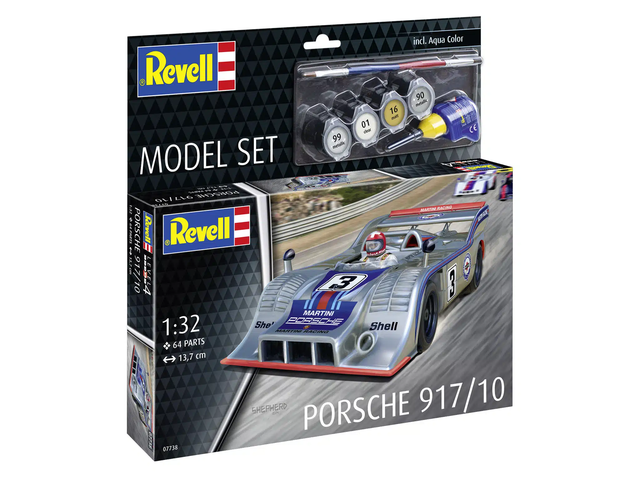 Revell 67738 Porsche 917/10 incl verf en kwastje