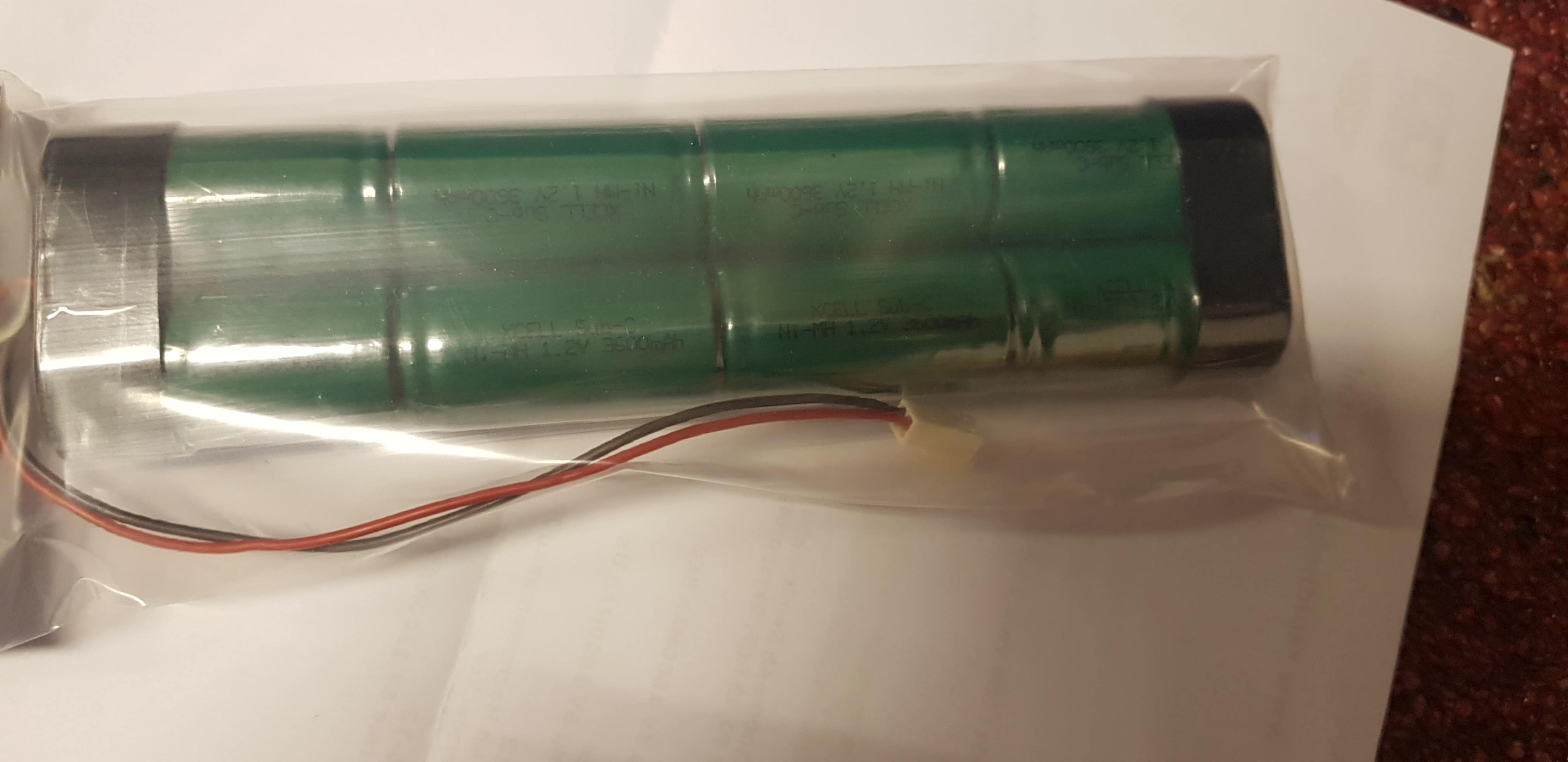 rhi 933008 1 X-Cell zenderakku 3000 MAh 9.6V Futaba