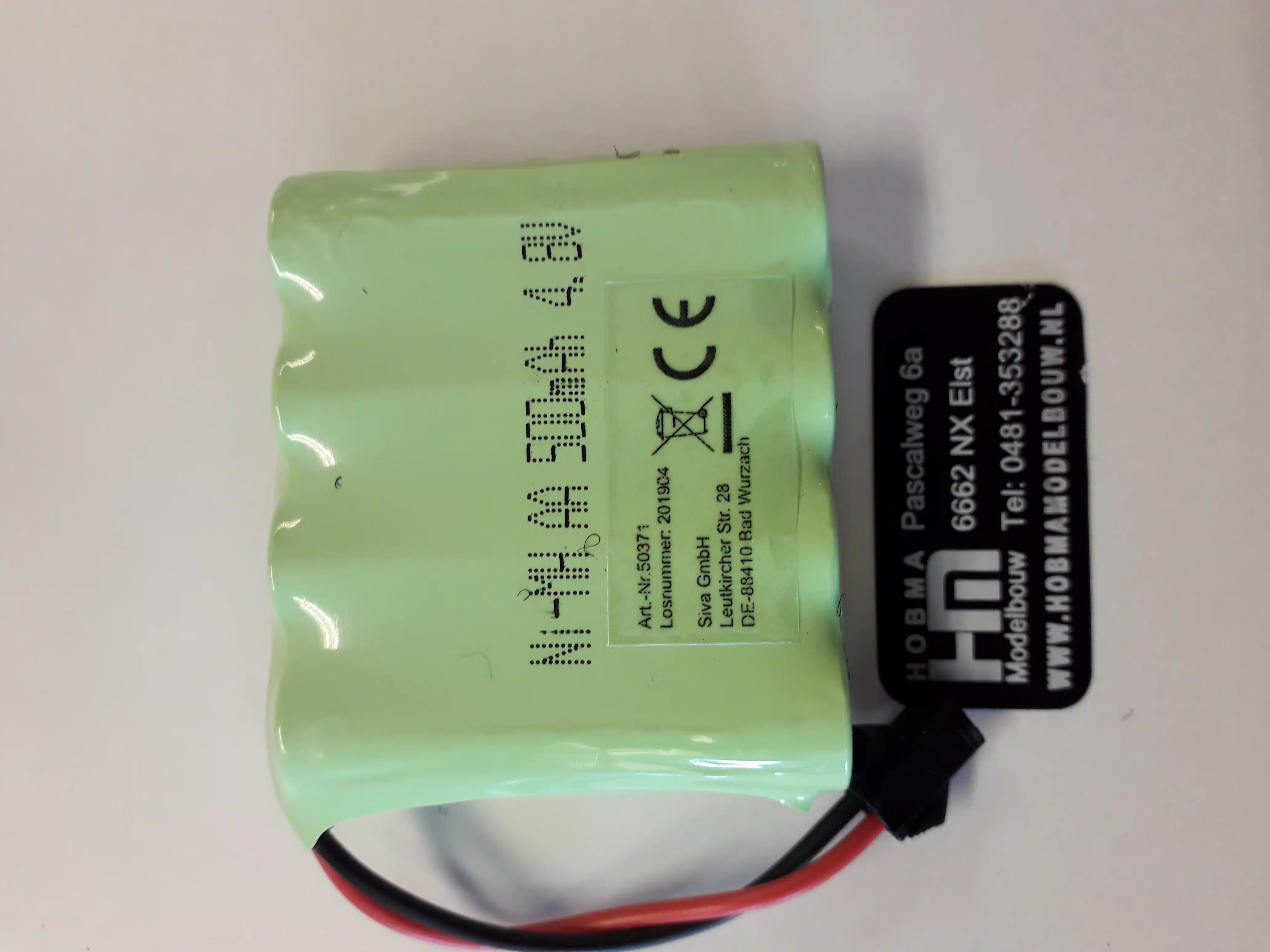 siva 50371 akku batterij 4,8 500 mah voor military car 50370 en 50375