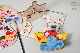 Ugears Coloring stoomboot